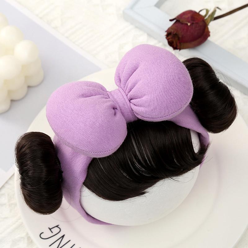 Product Introduction of Băng Đô Tóc Giả Cho Em Bé Và Trẻ Em, Thời Trang, Dễ Thương, Dành Cho Trẻ Em Gái, Kiểu Nơ, Thích Hợp Cho Trẻ Sơ Sinh Và Trẻ Mới Biết Đi, Mũ Tóc Giả, Sợi Tóc, Mũ Đội Đầu Hóa Trang, [Lww] Cho Bé Phụ Kiện Tóc 25