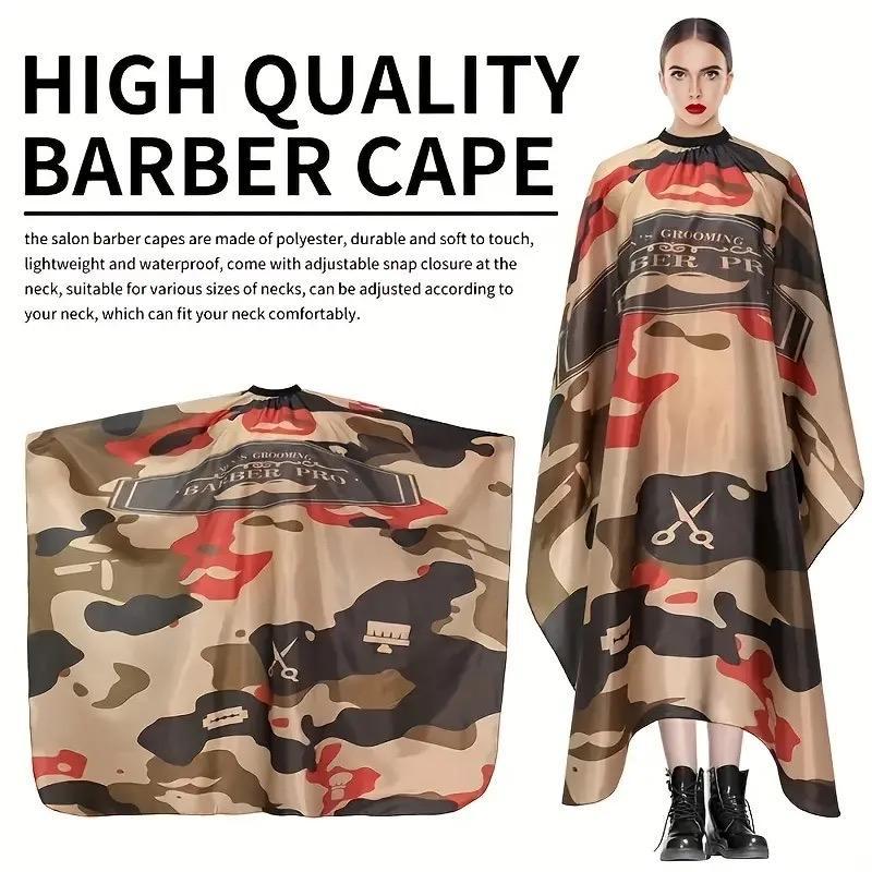 Hair Cutting Cape, Hair Brush, Hair Cutting Apron with Neck Dust Brush, Hair Salon Cape, Hair Cutting Cape with Neck Dust Brush, Hair Cutting Cape, Haircut Cape 2