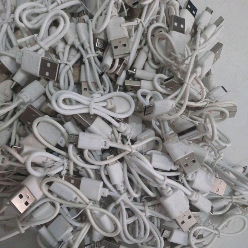 Kabel Data Mikro original mikro pendek buat Power Bank, kipas, speaker, dll 1