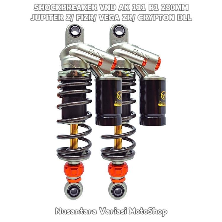 Shockbreaker VND Tabung Atas AK 111 B1 280mm/ Jupiter Z/ F1ZR/ Vega ZR/ Crypton 6