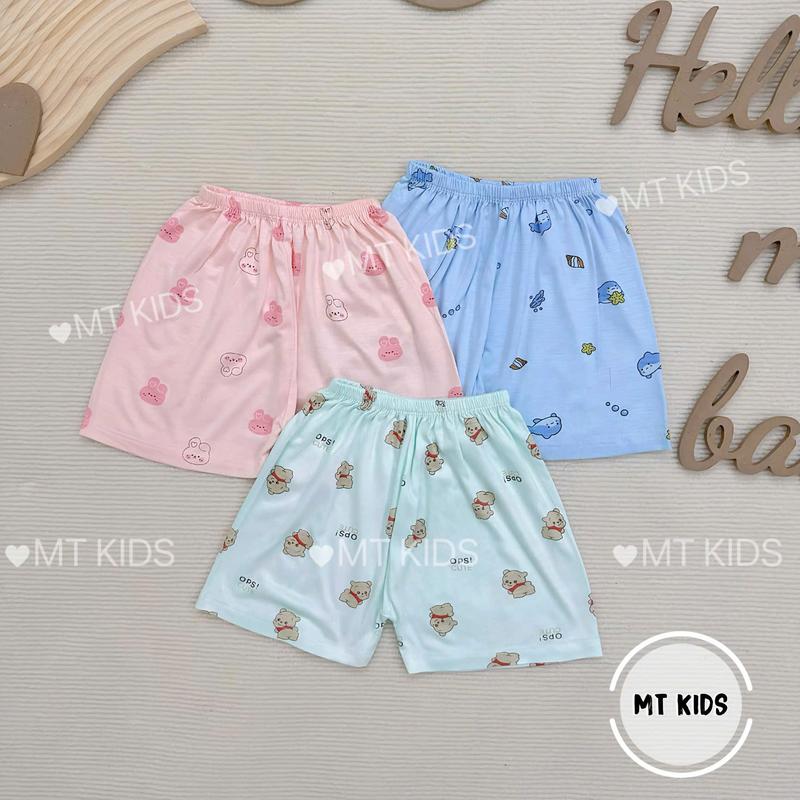 [ Loại Đẹp ] Combo 10 Quần Đùi Chục Thun Lạnh ,  In Họa Tiết Cho Bé Phù Hợp Cho Cả BÉ Trai Bé Gái 5
