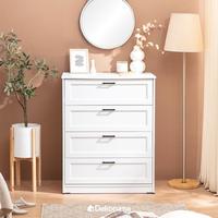 Gambar Dekoruma SHIRO Lemari Laci 4 Susun - Kabinet Laci - Drawer Chest - Putih dari Dekoruma Official Store Kab. Bekasi 1 Tokopedia