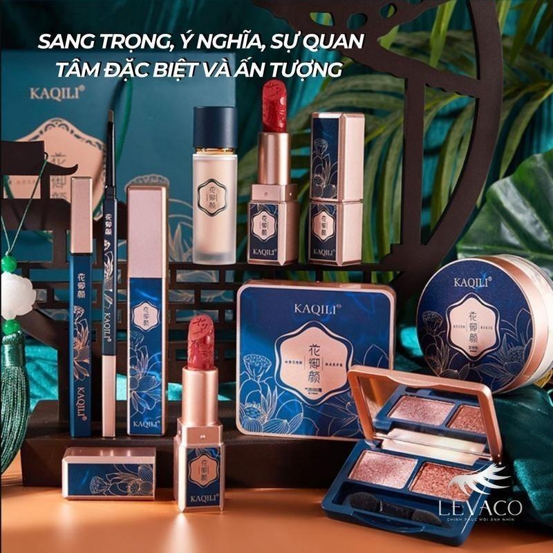 Product Introduction of Bộ Trang Điểm Nội Địa Trung Làm Đẹp Makeup Chăm Sóc Sắc Đẹp Quà Tặng Cá Nhân KAQILI 10 Món LEVALASO Son Mascara Cosmetic Mỹ Phẩm 2