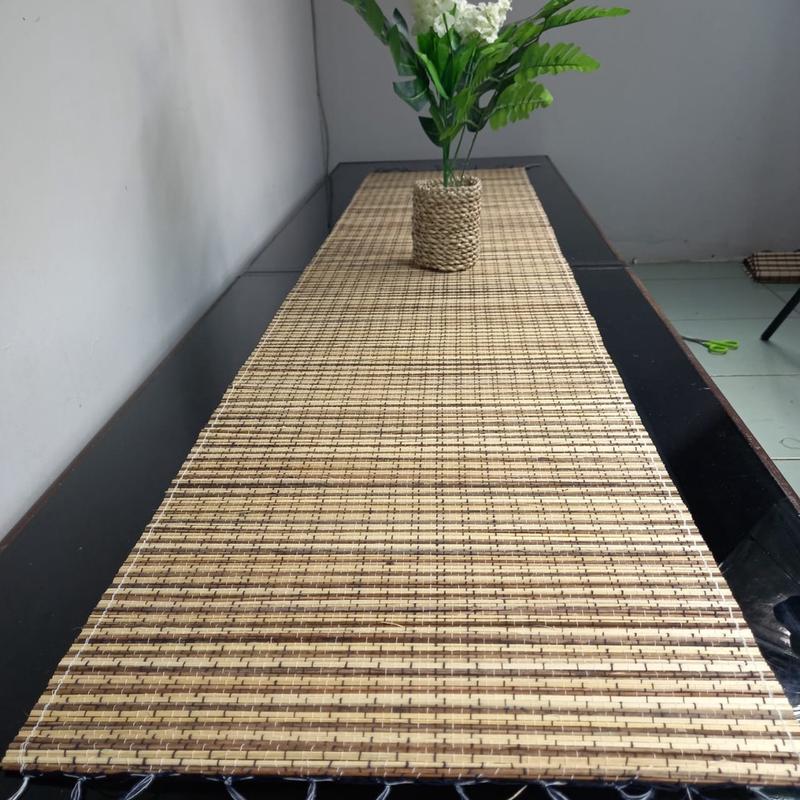 Taplak Meja Tenun Lidi Taplak Souvenir Panjang 150, 200 Dan 250 Cm Kerajinan Tenun B.CRAFTJOGJA 2