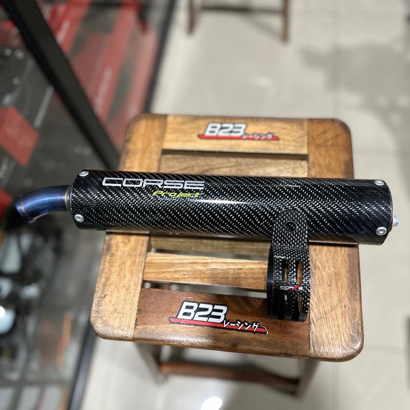 selencer knalpot corse project original carbon kevlar free kleman selincer 2