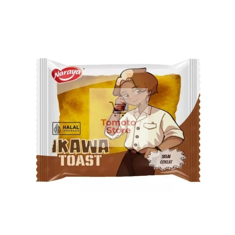TOMOTOSTORE NARAYA Ikawa Toast Roti Isi - Coklat 60 gr - Shop | Tokopedia