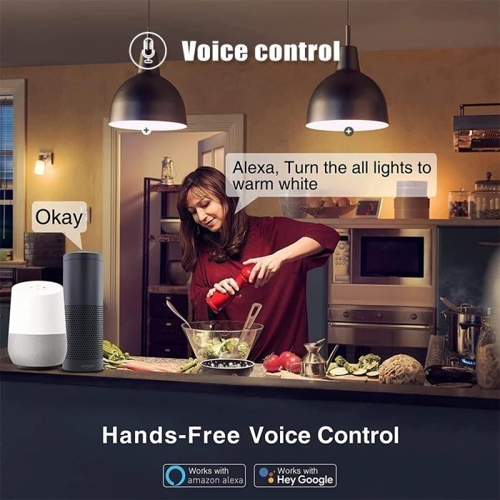 Smart Light eWelink Zigbee Bulb Support Alexa Google Voice Control GU10