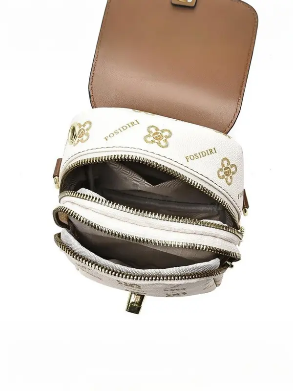 Fashion Letter Pattern Crossbody Bag, Casual Zipper Shoulder Bag for Women, Trendy Versatile High-quality Daily Commuting Bag 6