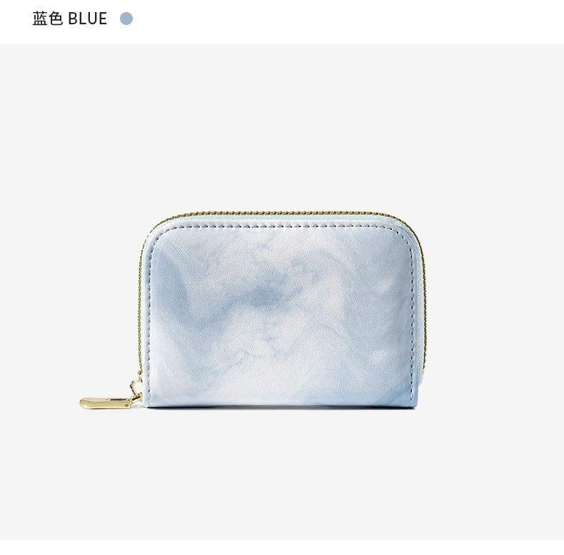 Product Introduction of 2025 New Small Exquisite Mini Accordion Card Holder for Women Gradient Dyeing Multi-Card Slot Student Zipper Coin Purse Trendy 14