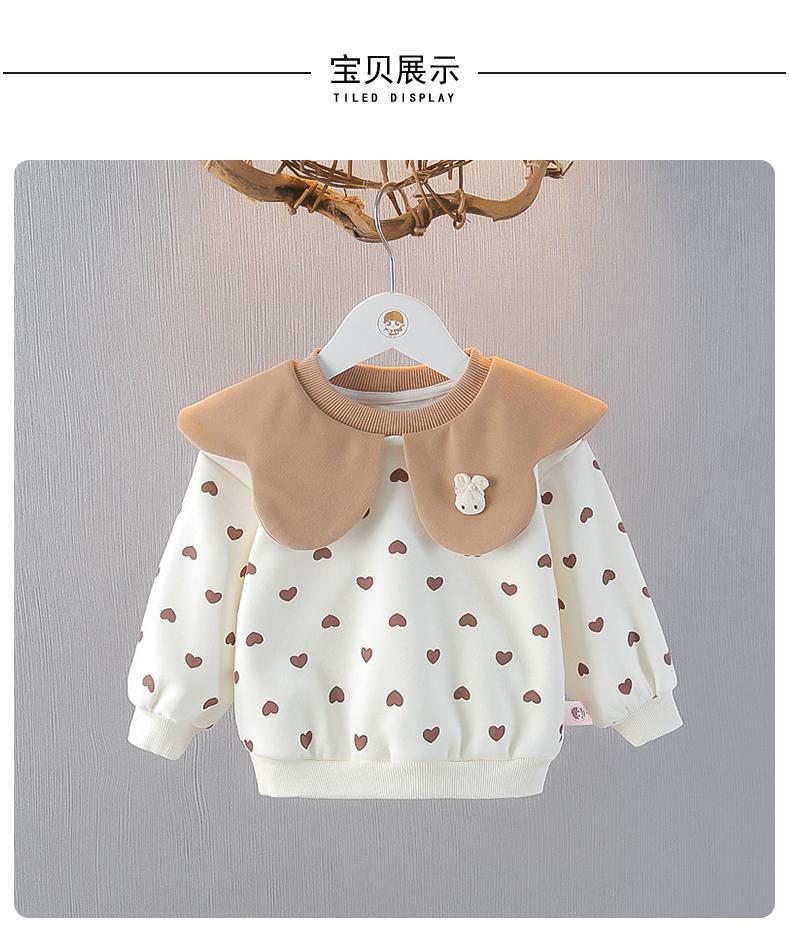 Product Introduction of Áo Len Em Bé Cho Bé Gái, Phong Cách Phương Tây, Áo Dài Tay, Quần Áo Mùa Thu Cho Trẻ Em, Quần Áo Chui Đầu, Hàng Mới Về Cho Mùa Xuân Và Mùa Thu, 2024 7