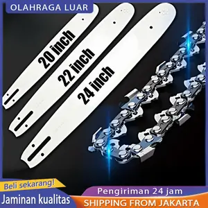 Chainsaw Chain & Blade with 20 Inch Guide Bar – Electric Chainsaw Accessories, Essential Chainsaw Parts