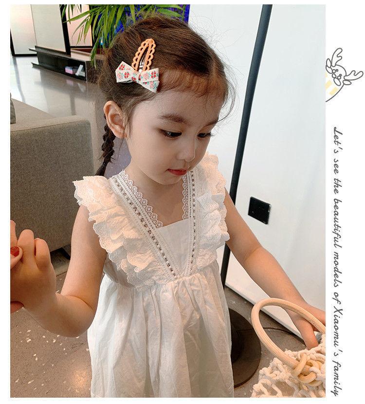Product Introduction of Váy Bé Gái, Trang Phục Trẻ Em, Váy Ba Lỗ Mỏng Mùa Hè, Váy Trắng Cho Em Bé Gái, Váy Công Chúa Sành Điệu, Thích Hợp Cho Bé Gái Hơn 1,000 Lần Lặp Lại, [Khách Hàng Lặp Lại Hơn 1,000] váy  labubu  cho  bé  gái váy  đen  cho  bé  gái  đi  tiệc didi  kids 7