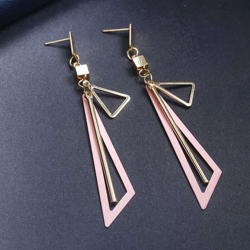 Product Introduction of Simulated Pearl Stud Fashion Long Statement Earrings for Womenn Party Wedding Female Jewelry Gift 15