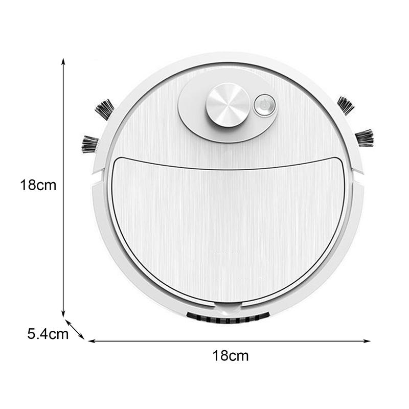 Product Introduction of Robot Quét Nhà, Kích Thước Nhỏ, Siêu Hút, Tiếng Ồn Thấp, Khởi Động Một Phím, Có Thể Sạc Lại, Chức Năng Quét Và Lau Nhà, Robot Thông Minh 0