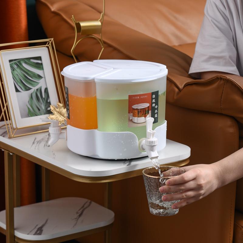 Bình Nước Lạnh Xoay, Có Vòi, Dung Tích Lớn, Cho Tủ Lạnh 0