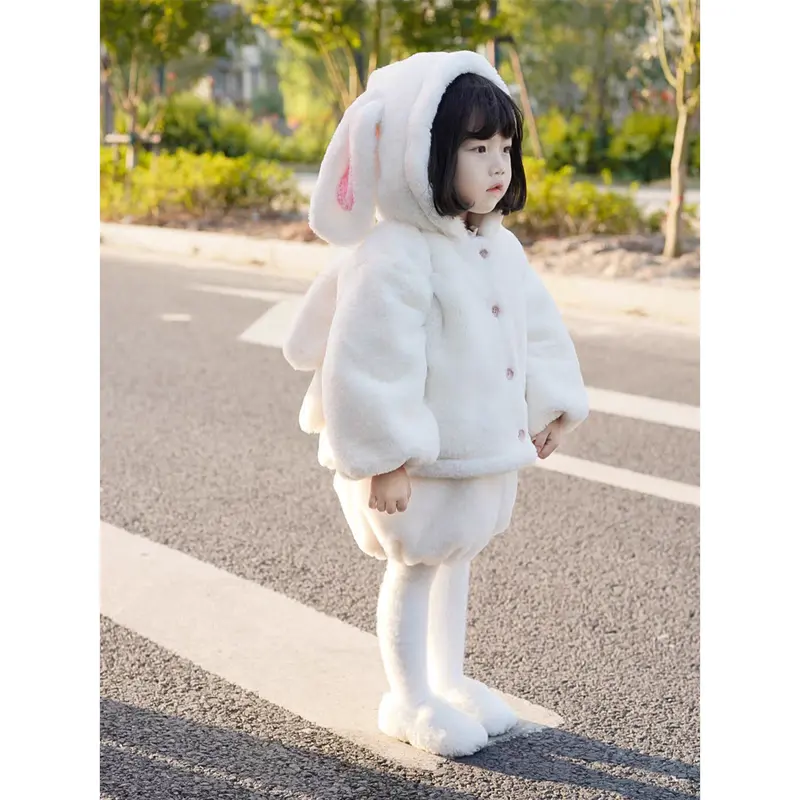 Bộ Đồ Nhồi Bông Cho Bé Gái, Phong Cách Mùa Thu Và Mùa Đông, Bộ Đồ Hai Mảnh Dễ Thương Siêu Dễ Thương, Thích Hợp Cho Bé Gái, Hàng Mới Về Năm 2024, Phong Cách Công Chúa 1