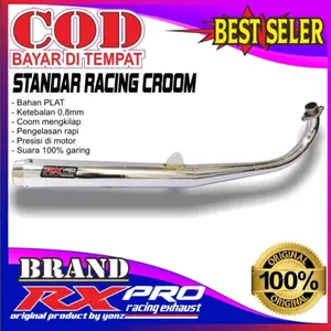 Knalpot rx king standar racing chrome original Rx Pro / Rx King series