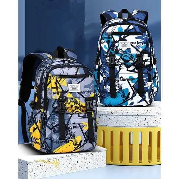 Tas Sekolah Anak Laki Laki Impor / Tas Anti Air / Tas Sekolah Import / Tas Ransel Anak Sekolah SD SMP TA038 4