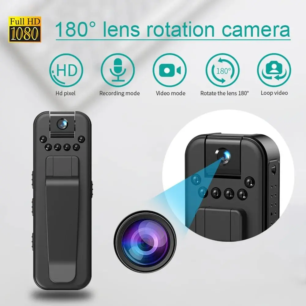 New HD 1080P Mini Camera Infrared Body Camera Video Surveillance Camcorder DV DVR Night Vision Video Recorder