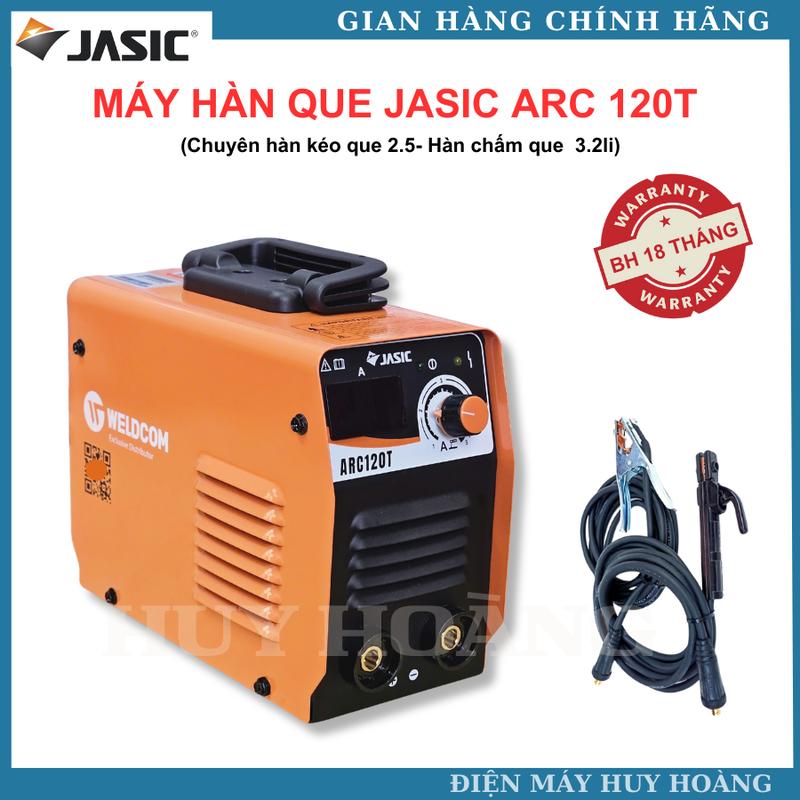  Máy hàn que siêu mini chính hãng JASIC 120T chuyên hàn que 2.5li -3,2li công trình 