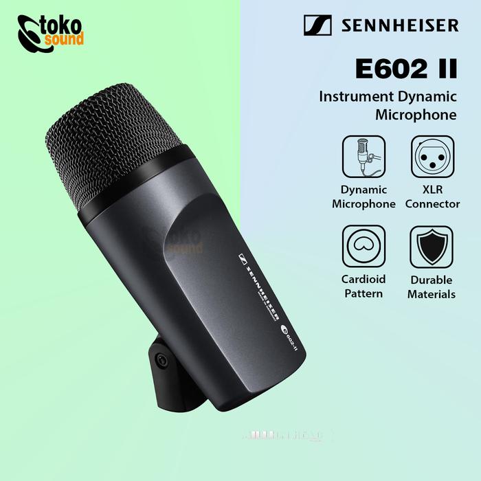 Gambar Sennheiser E602 II E602II - Instrument Dynamic Microphone Original dari Tokosound Proaudio Kota Administrasi Jakarta Barat Tokopedia