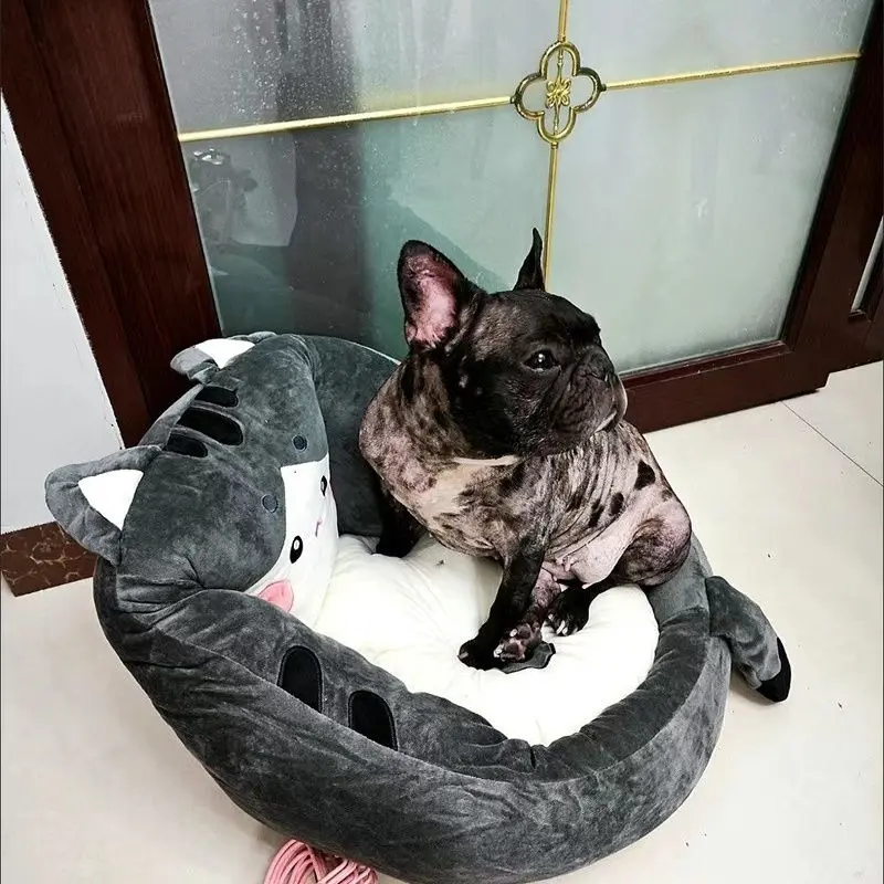 Ghế Sofa Lười Đệm Hoàn Toàn, Nhà Cho Mèo Và Nhà Cho Chó, Ấm Áp Mùa Đông, Kiểu Sàn Nhà, Thích Hợp Cho Sàn Nhà, Đa Năng, Thích Hợp Cho Ghế Sofa Trẻ Em 2