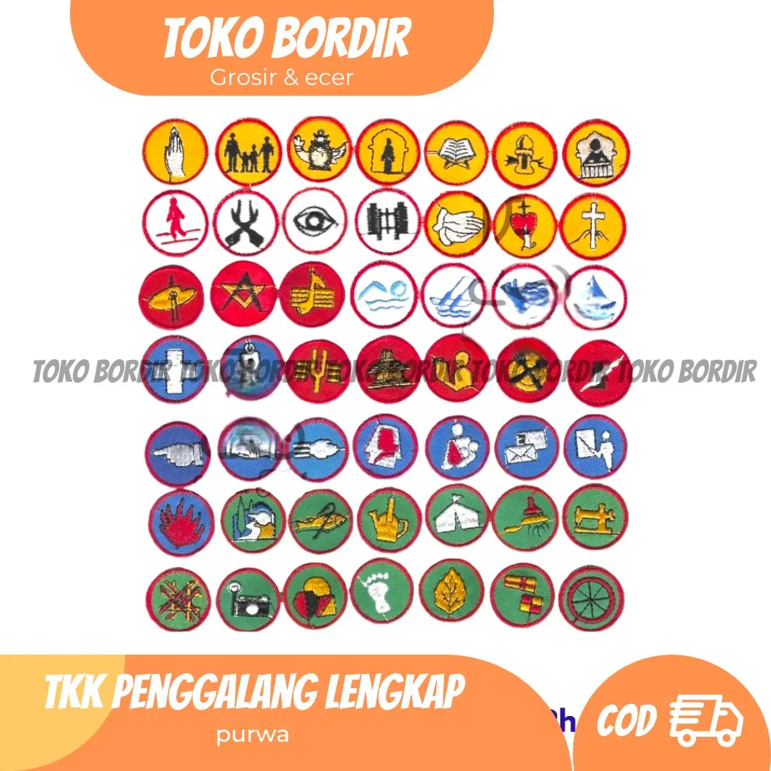 Tkk penggalang purwa bordir lengkap / bed tkk penggalang bordir