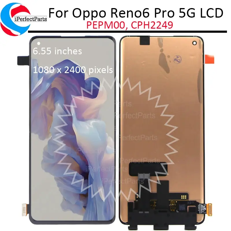 6.5'' Tested For Oppo Reno6 Pro 5G LCD Display Screen+Touch Panel ...