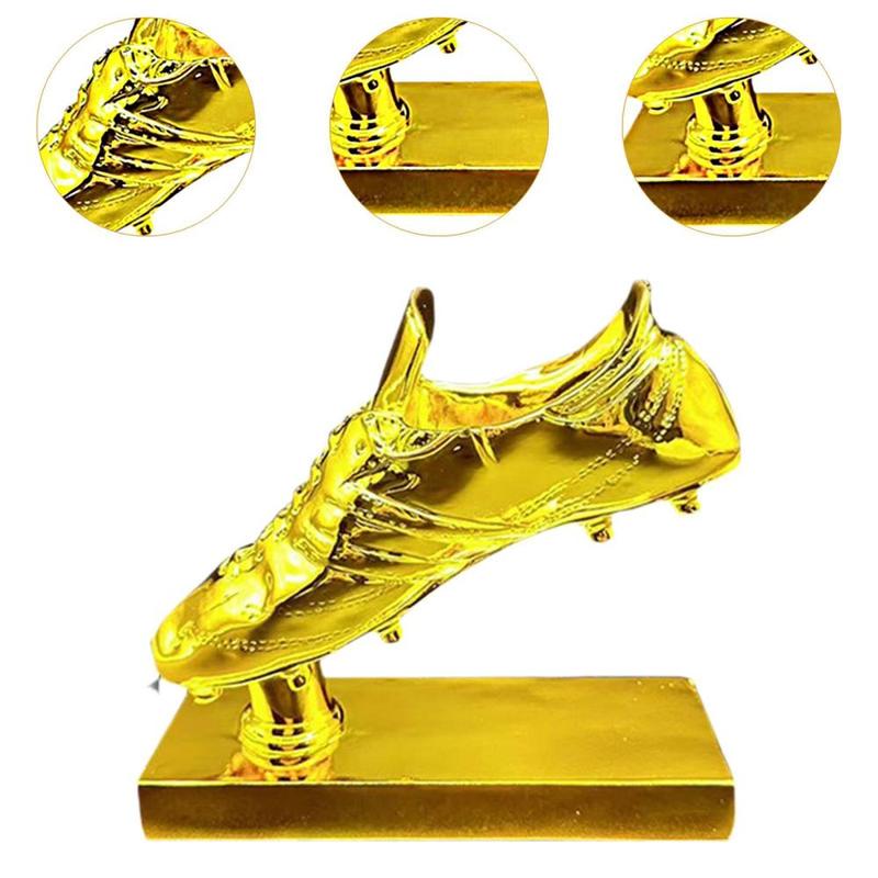 Product Introduction of Golden Boot Soccer Trophy Resin Trophy for Home Decoration 2