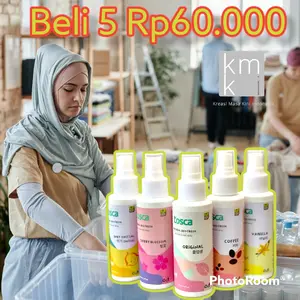 Deodoran Tawas Natural Spray 100ml Deo Non Alkohol Sudah BPOM