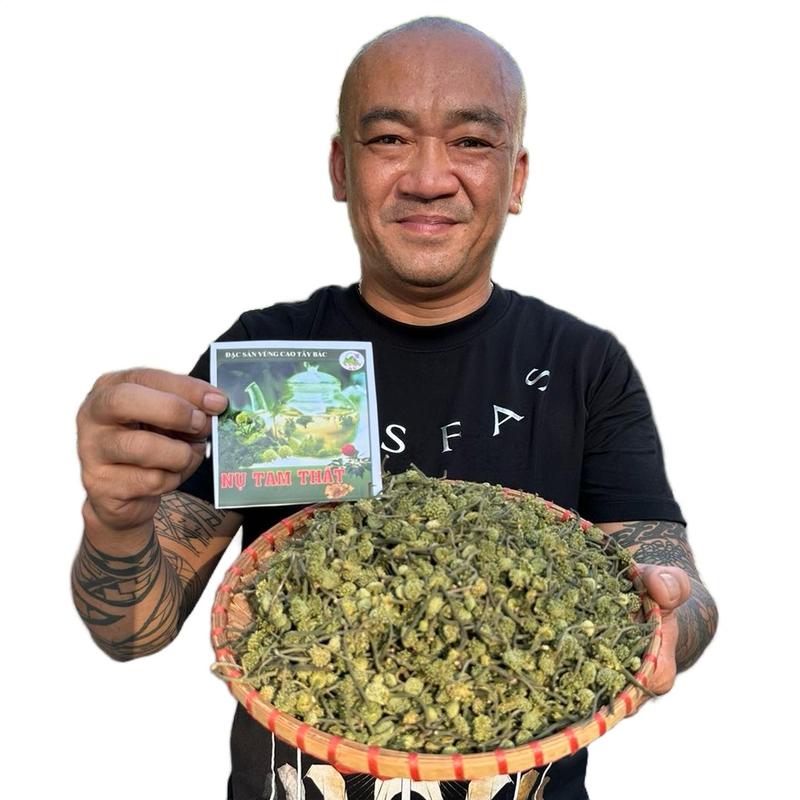 TRÀ NỤ HOA TAM THẤT BÚP NHỎ CUỐNG NGẮN , XANH ĐẸP KHÔ TÚI 500 GRAM TIỆN DỤNG