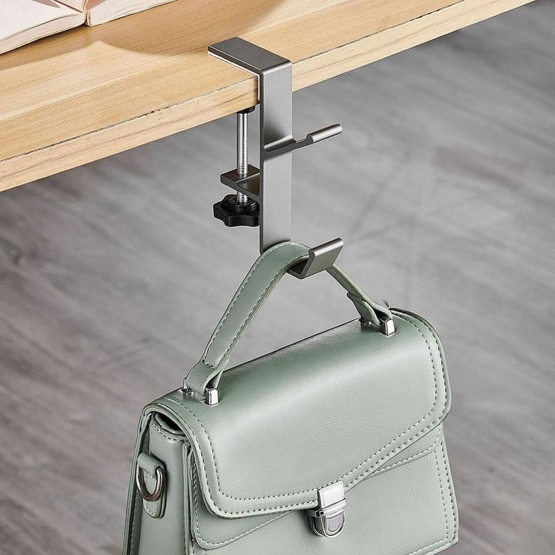New Wall Hanger Bag Hook Hanging Decorative Portable Purse Holder Multi-functional Removable Handbag Rack Desk 4