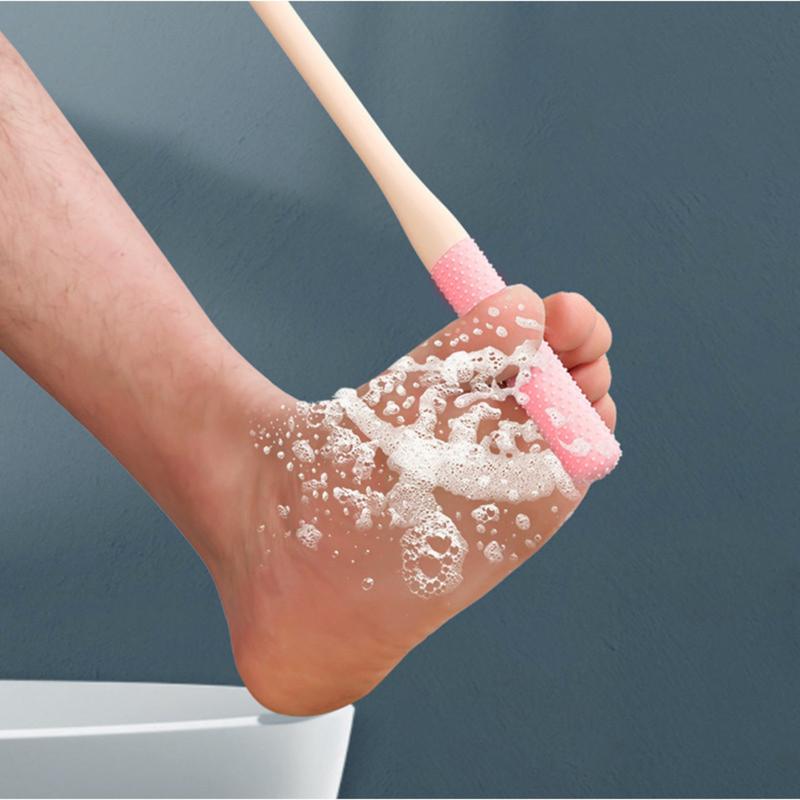 Product Introduction of Toe Cleaning Brush Foot Scrubber Exfoliating Silicone Brush Remove Dead Skin Feet Massage Brush Toe Stitch Scratching Brush 5