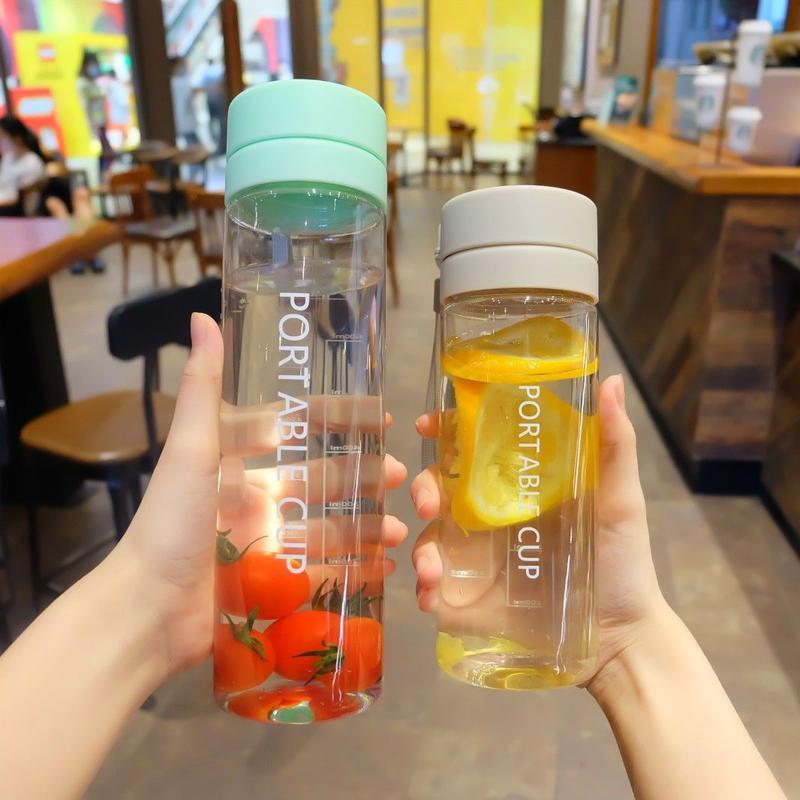 Product Introduction of Water cups for men and women plastic cups for students portable water cups anti-drop teacups for tea home simple sports cups 3
