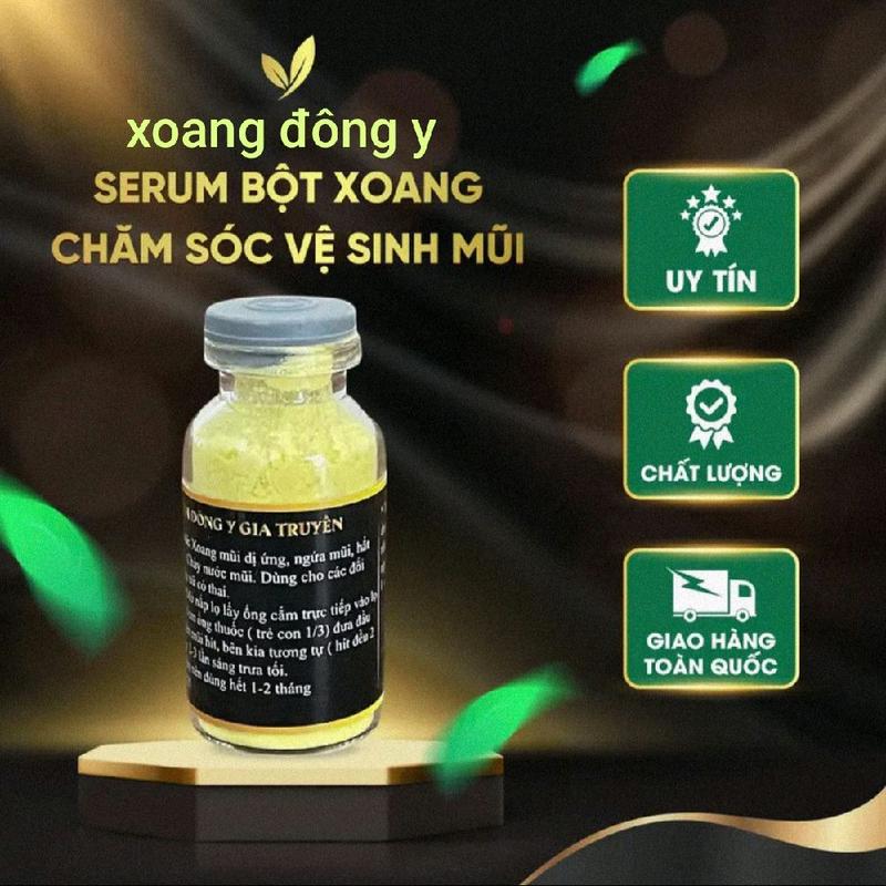 Bột thổi xoang mũi đông y chăm sóc vệ sinh mũi