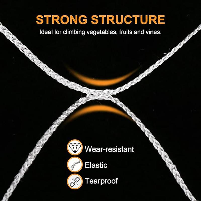 Product Introduction of Plant Climbing Net, 5*15ft Plant Traction Garden Net, Climbing Plant Fruit Vegetable Vine Growing Tent Square Net, Plant Support 4
