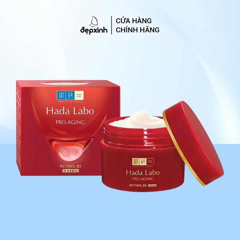 Kem dưỡng da Hada Labo Pro-Aging Retinol B3 Cream 50g