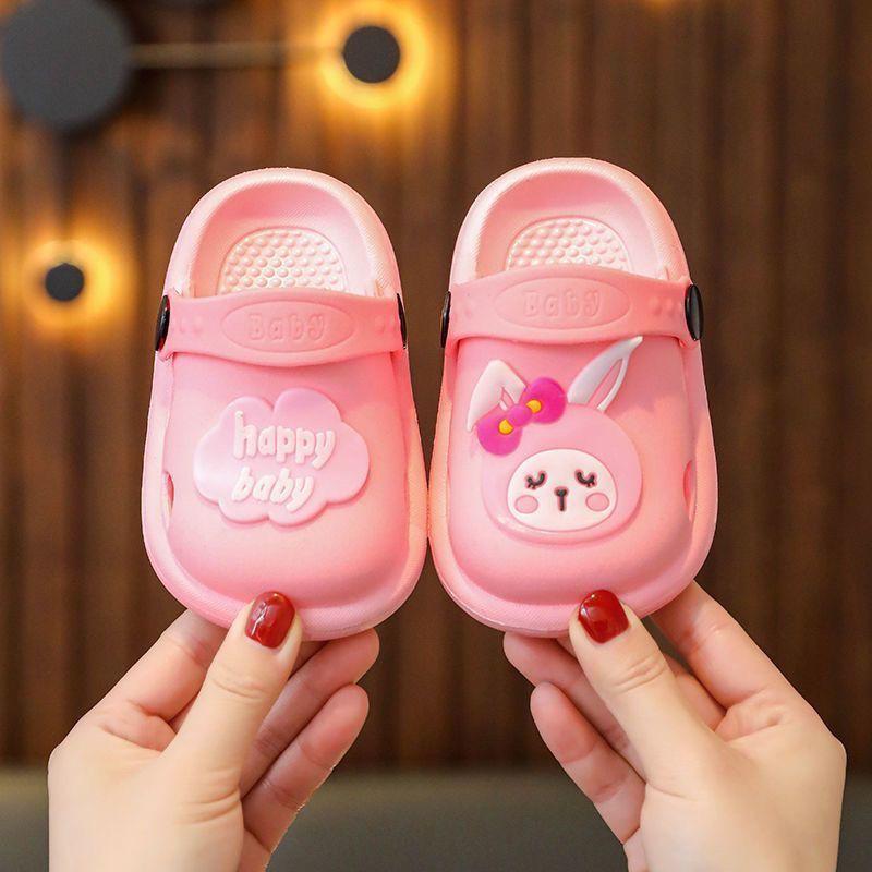 Dép Lê Trẻ Em, Giá Đặc Biệt, Phong Cách Mùa Hè, Chống Trượt, Đế Mềm, Thích Hợp Cho Bé Trai Và Bé Gái, Guốc, Dép Bít Mũi, Thời Trang Hai Chiều, Dễ Phối Đồ, Cá Tính 6