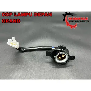 COP LAMPU DEPAN GRAND (POLOS) - Cop Soket Lampu / Fitting Lampu Depan Honda Grand Supra Legenda Prima #IM
