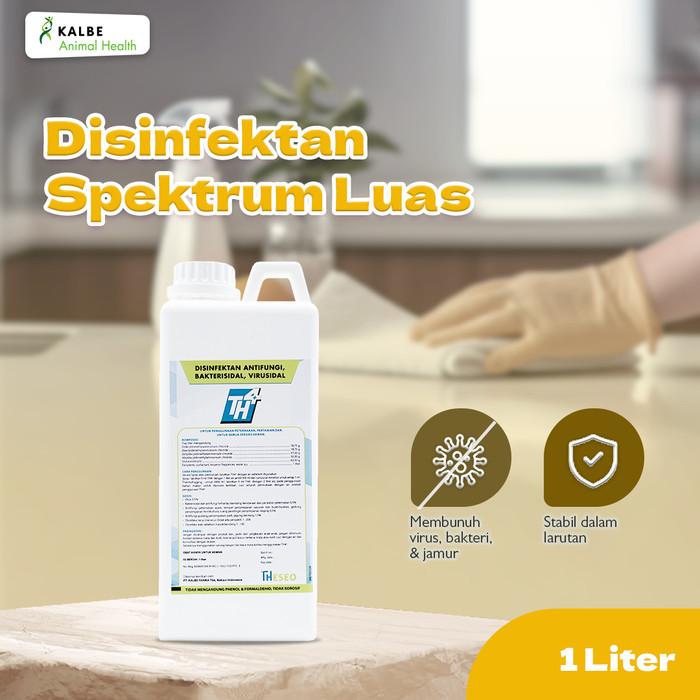 Gambar SUNNYPAWS TH4+ 1 Liter Disinfektan Spektrum Luas Disinfectant Anti Virus Bakteri Jamur Protozoa Cairan Pembersih Kandang Anjing Kucing Hewan Peternakan TH 4 dari SunnyPaws Store Kota Tangerang Tokopedia