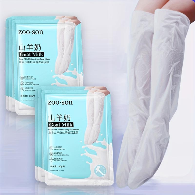 Leg Mask 3 Pairs of Goat Milk Extended Foot Mask Hand Mask Hydrating and ...