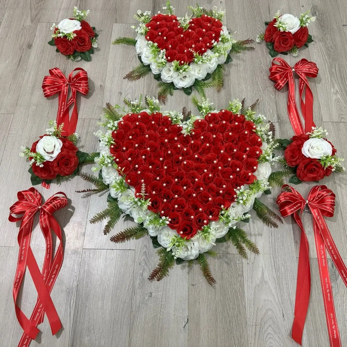 Hoa Giả Trang Trí Xe Cưới