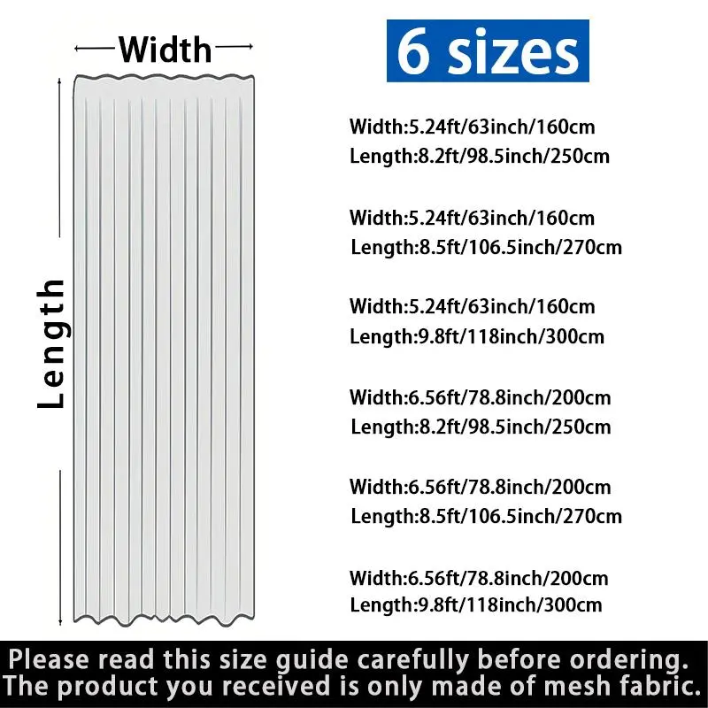 Solid Color Chiffon Curtain, 1 Count Transparent Chiffon Background Screen, Party & Wedding Decoration Supplies for Home Party Wedding 1