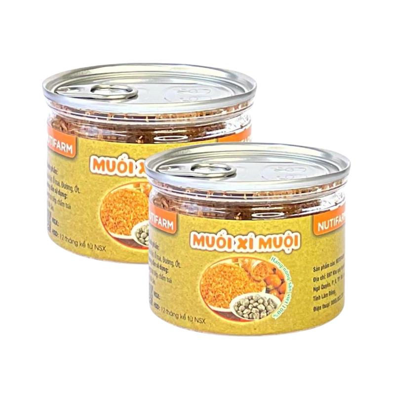 Muối ô mai xí muội 400gr NutiFarm đồ ăn vặt đà lạt vừa ngon vừa rẻ  Food Thức Ăn