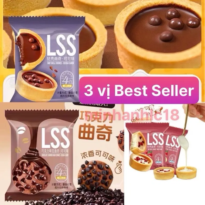 1Kg Bánh Quy LSS Thượng Hạng Mix Đủ 6 Vị Thơm Ngon Hàng Chuẩn Loại 1 Giá Tốt 7