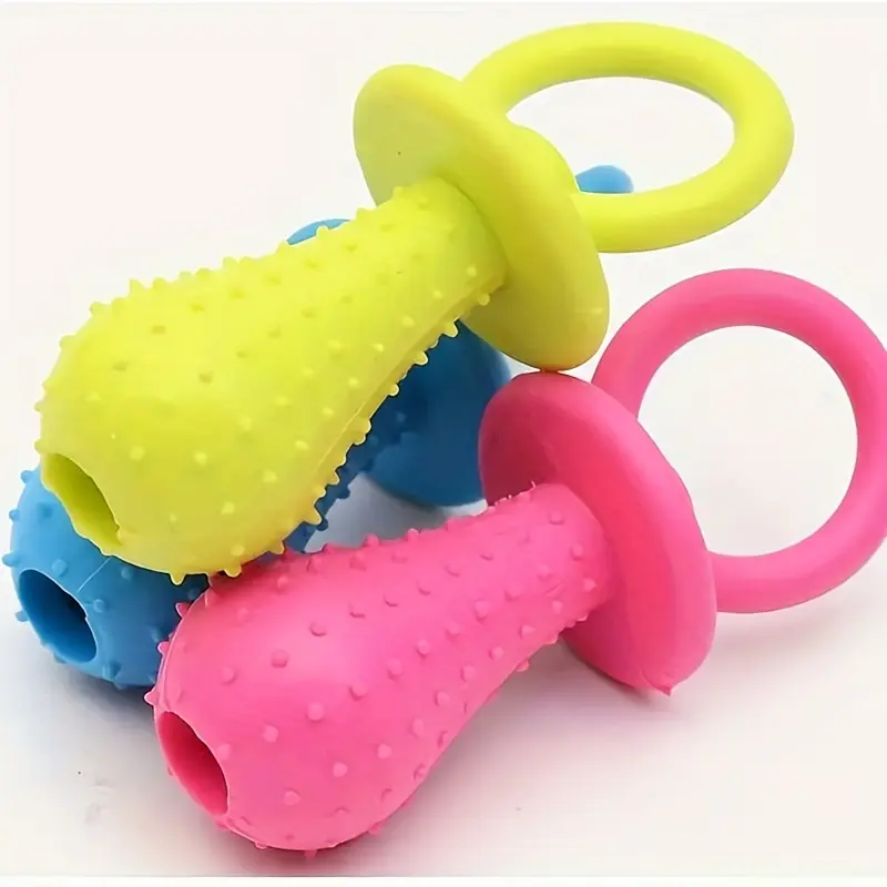 Pet Puppy Cleaning  Pacifier Chewing  - Promote Dental Health And Provide Fun Chewing And Play Experience dog    heavy  duty toys squeaky chew 4