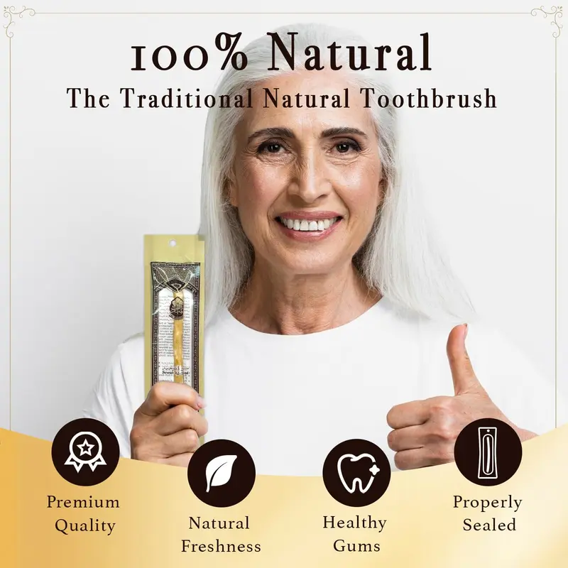 Natural Flavor Toothbrush Sticks, 5 Counts/set Oral Care Toothbrush Sticks, Toothbrush Kit, Dental Care Products for Healthy Gums, Teeth, and Fresher Breath, Home Teeth Cleaner, Teeth Cleaning Tool, Teeth Kit 2