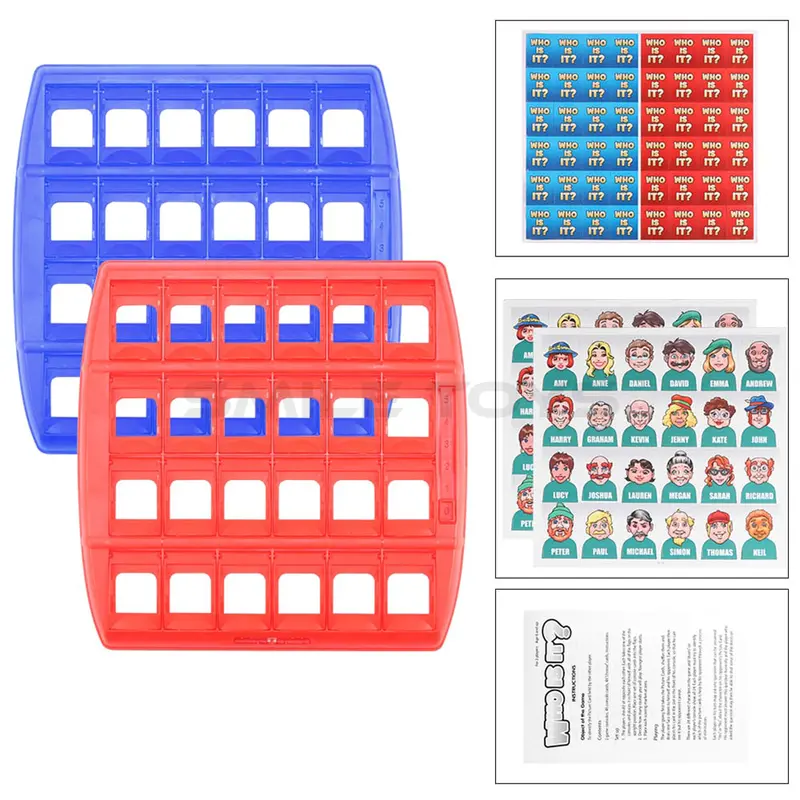 MAINAN ANAK BOARD GAME WHO IS IT / MAINAN ANAK TEBAK TEBAKAN KARTU NAMA ORANG / GAMBAR 1556 4