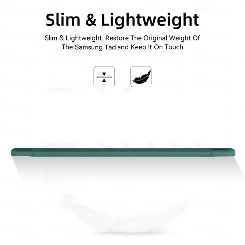 LEVINO  Compatible for Samsung Tab A9 A9+ Plus 11"/A8/S9/S9Plus/A7/A7Lite 8.7" Silicone Smart  with Auto Sleep   Casing 4