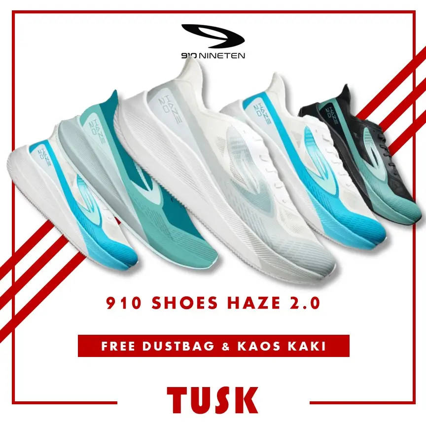 Sepatu 910 Haze 2.0 Original Sepatu Nineten Sport Running Sepatu Olahraga Lari Original